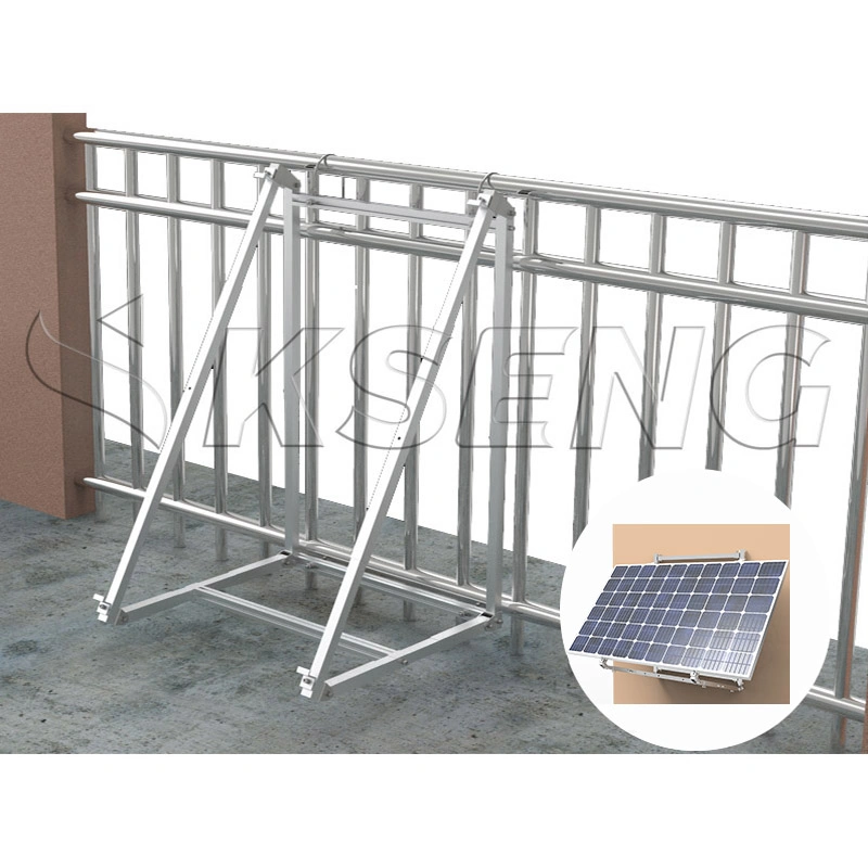 Kit solaire pour balcon avec micro-inverseur et solaire Supports de montage réglables sur panneau