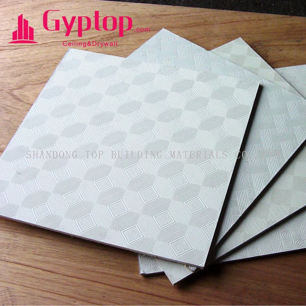 631# Gypsum Ceiling Tile/ PVC Faced Ceiling Board/Plasterboard Ceiling 2FT