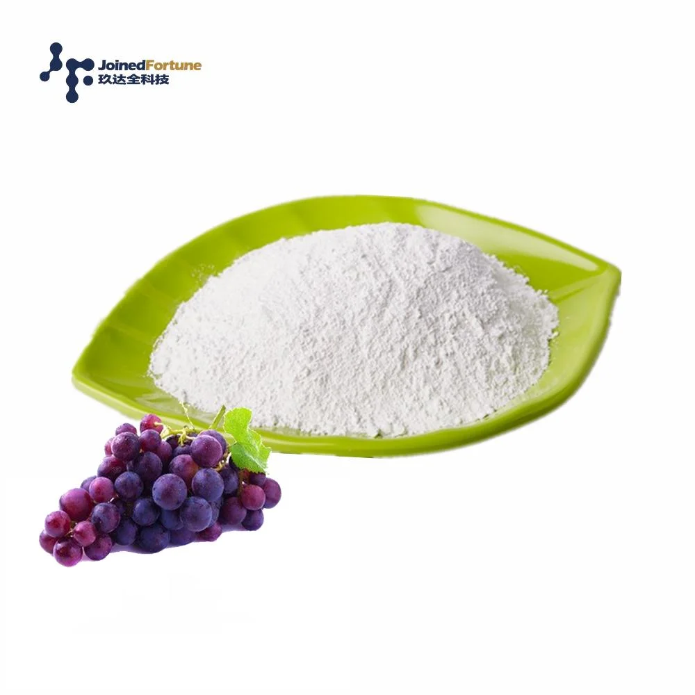 El Resveratrol de la fábrica de cosméticos Venta caliente/Food Grade Resveratrol en polvo extracto de Polygonum cuspidatum extracto de piel de Uva