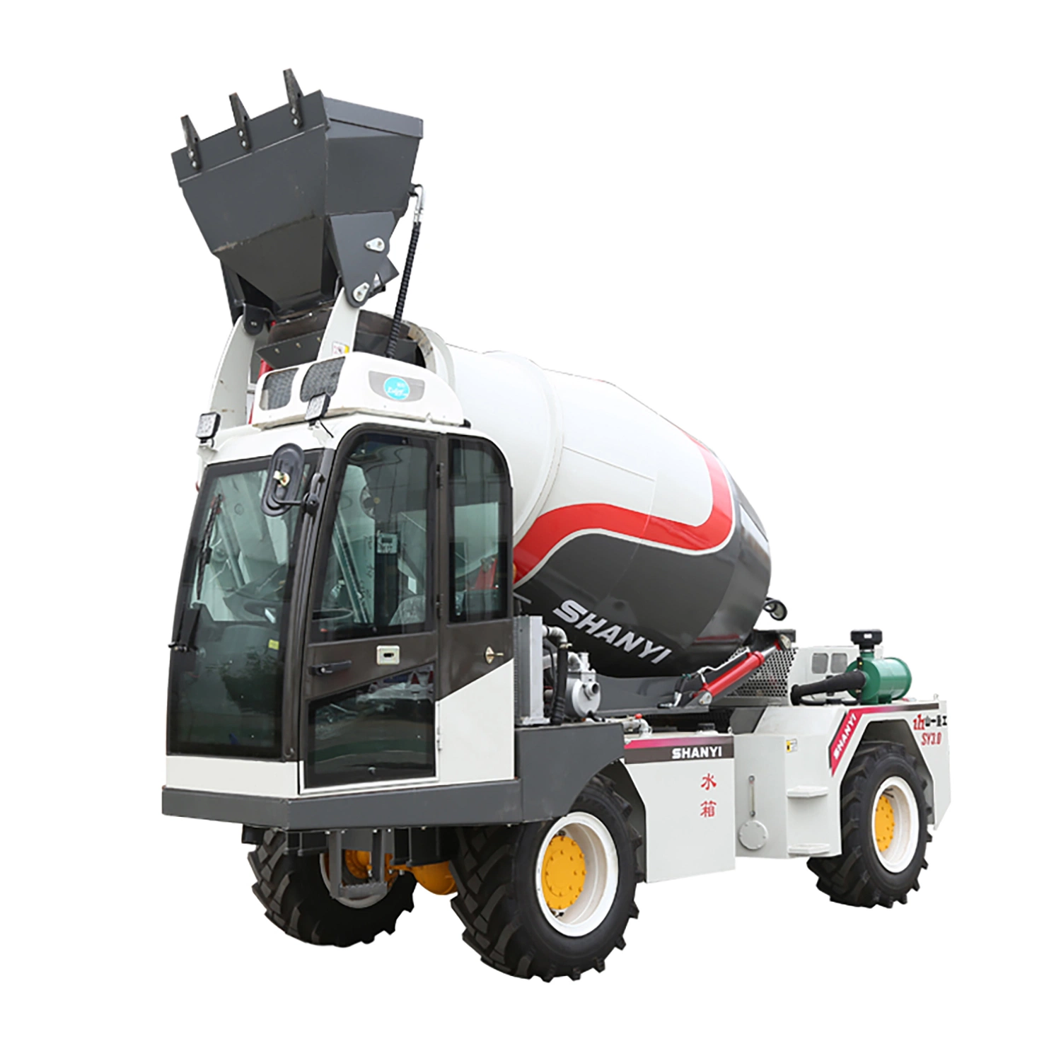 4.0cbm Self Loading Concrete Mixer Truck