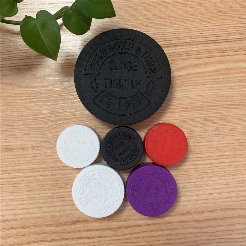 38/410 Plastic Pill Bottle Cap, Plastic CRC Cap, Child Proof