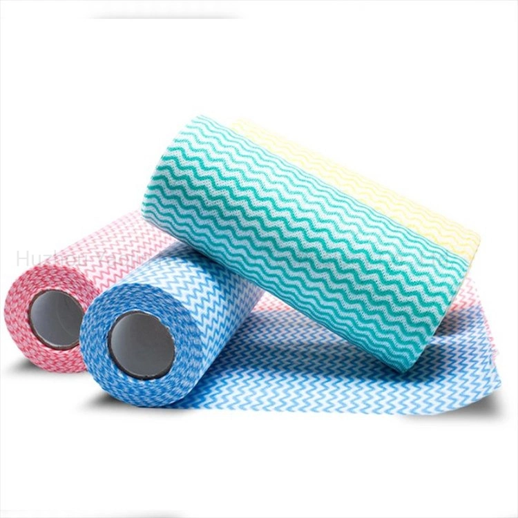 China Disposable Non-Woven Kitchen Wipes Spunlace Cleaning Cloth Supplier