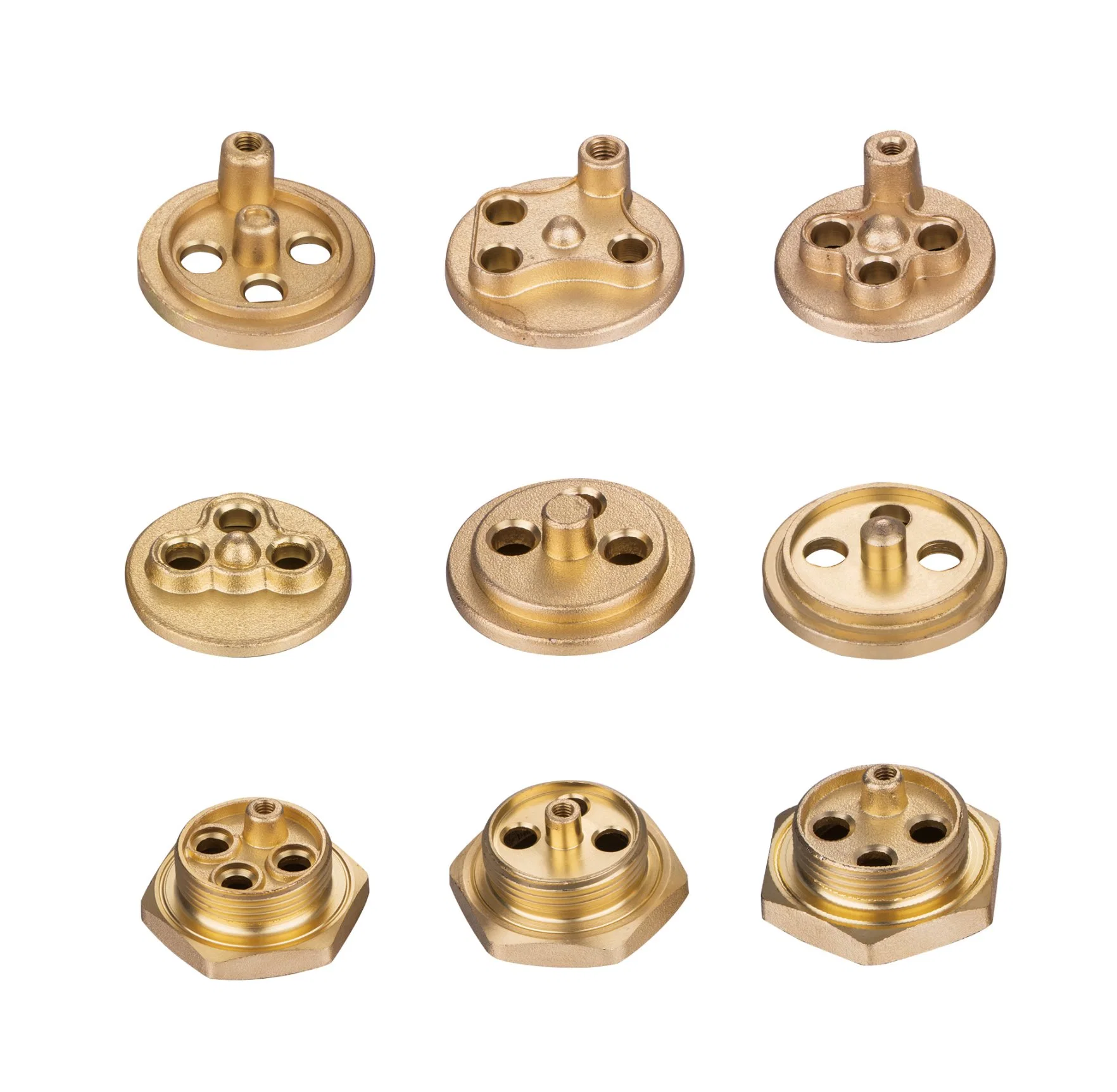 Forged Hexagon Copper Brass Water Heating Element Flange for Heater