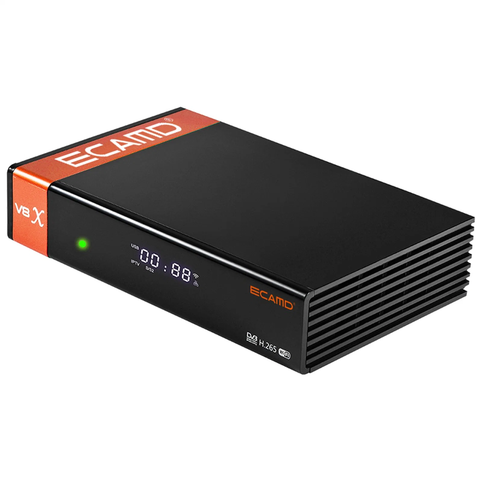 Receptor digital por satélite WiFi Ecamd V8X DVB S2X