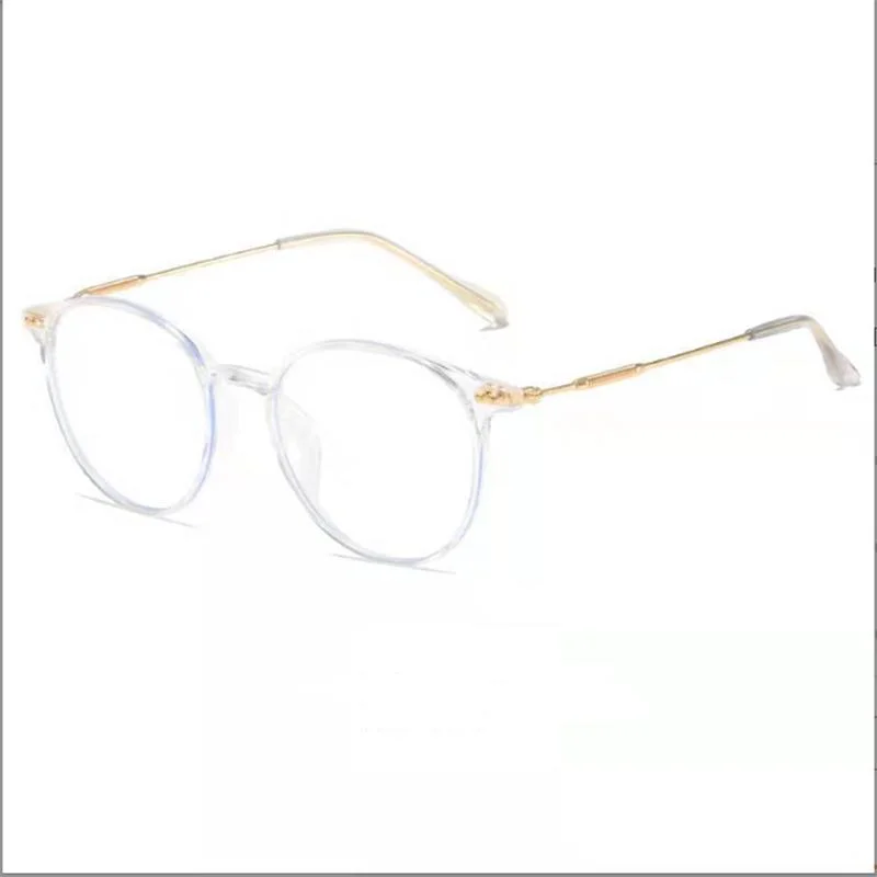 Bloc de blocage de lumière bleu Uni avec cadre TR90 noir ultra-clair Lunettes