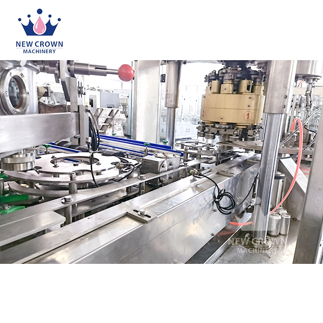 Turnkey Project Automatic Carbonated Drinks Can Filling Production Line