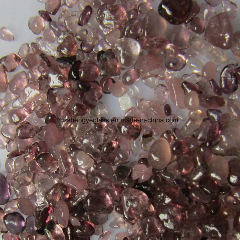 Ruby Red Color Luster Fire Glass Beads