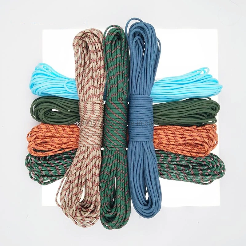 215 Colors (121-130) Paracord 550 Parachute Cord Lanyard Rope Mil Spec Type III 7 Strand 100FT Camping Fishing Survival Equipment