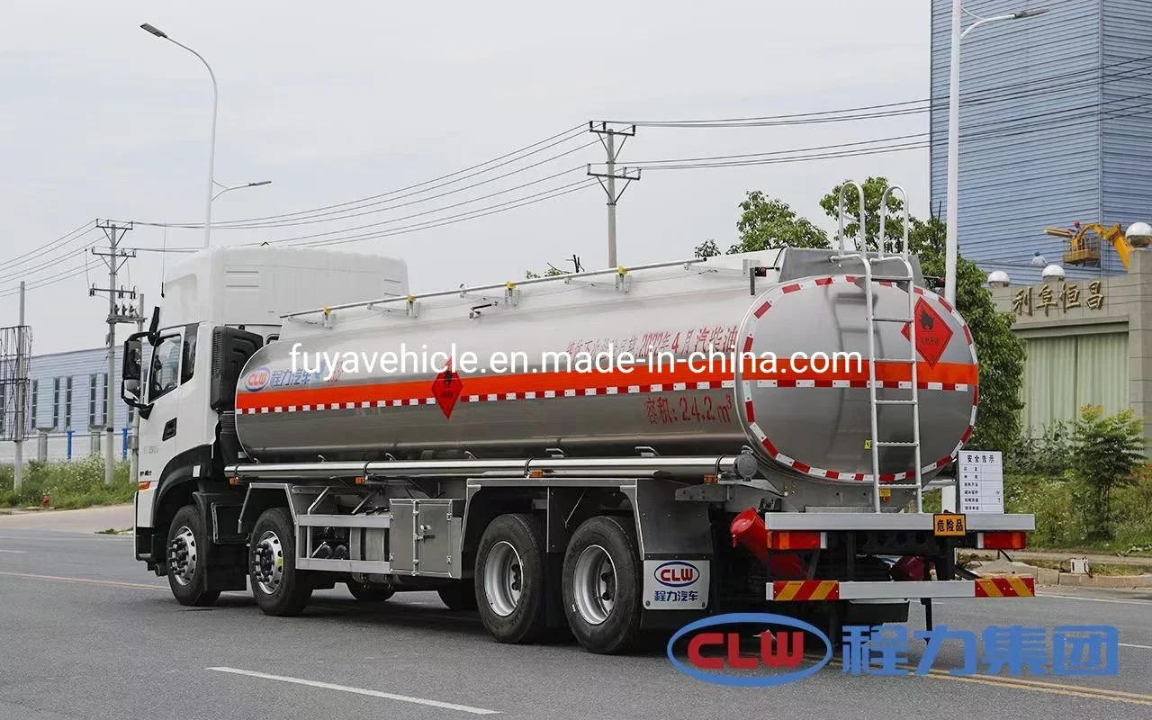 Dongfeng 6600 Gallons 7900 Gallons 25000 Liters 30000 Liters 315HP 8X4 Aluminum Alloy Fuel Tanker Trucks for Sale