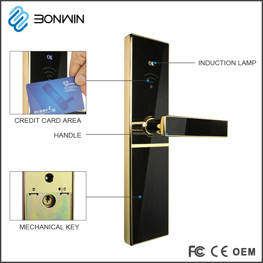 Hotel/Office/Apartment Battery Swipe Key Card Door Lock