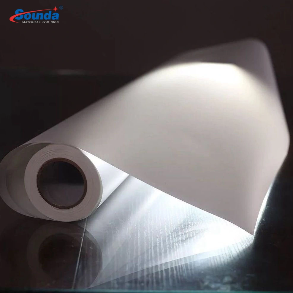 High Quality Pet Water Based Matte Reverse Printing Backlit Film for Light Box