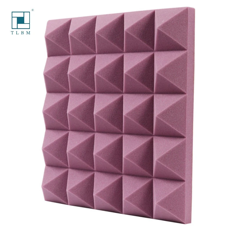 Foam Acoustic Panels Soundproof Flame Retardant Acoustic Wall Panel Studio Room Usage