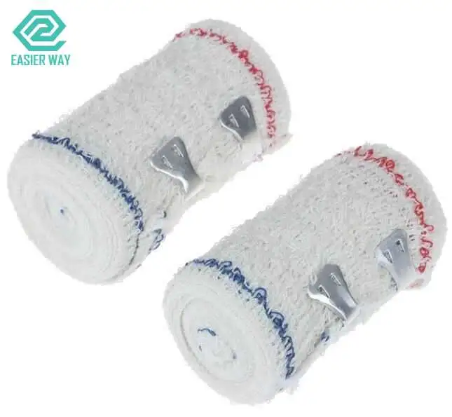 Medical Cotton Elastic Crepe Bandage with ISO