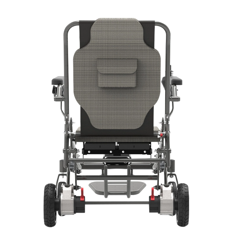 Light Carbon Fiber Frame Folding Electric Wheelchair for Disabled