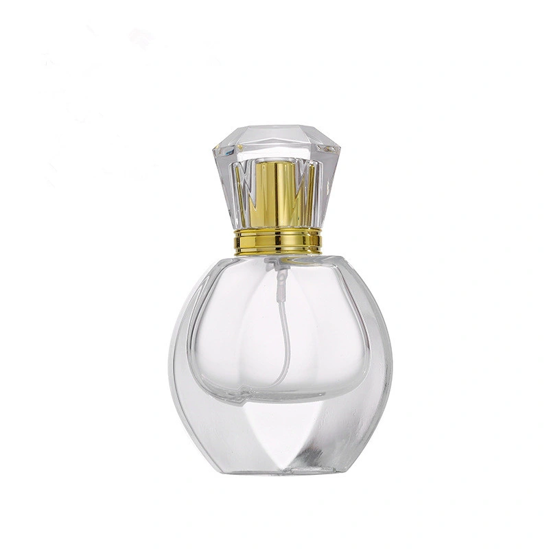 Custom Promotion Luxury Refillable Empty Fancy Glass Spray Perfume Bottles Glass Packaging