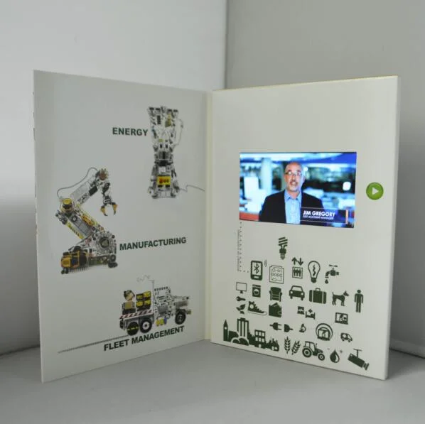 5.0inch LCD Screen Video Greeting Card for Advertising