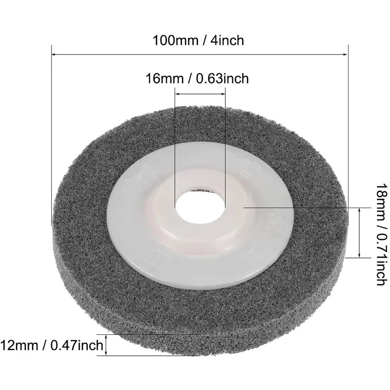 100*16 mm Abrasive Grinding Disc Grinding Wheels