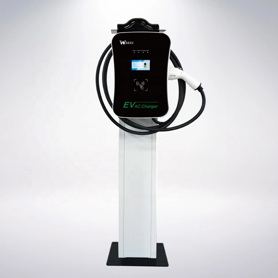 Weeyu Evse Products with WiFi Ocpp 11kw 22kw 32A Type 2 EV Car Charger Stations Charging Electric Cars 3.3kw EV Charger