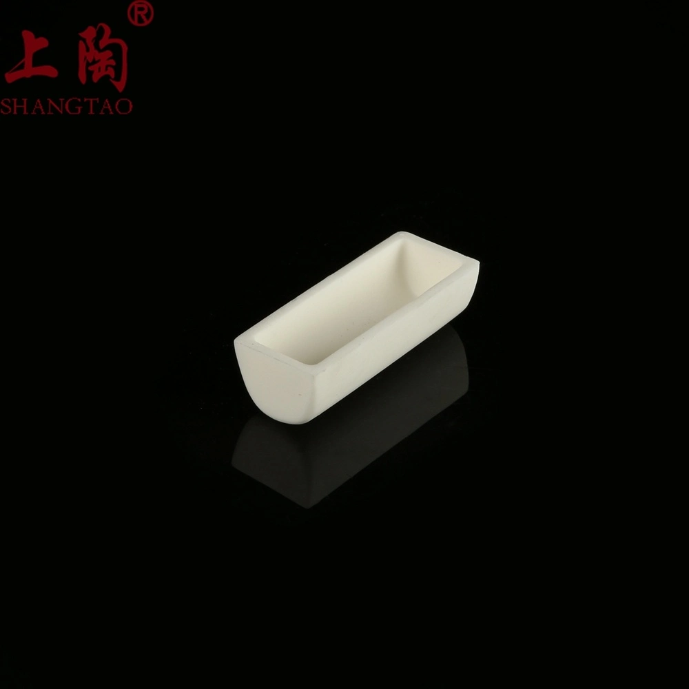 Aluminum Melting Crucible Refractory Ceramic Boat