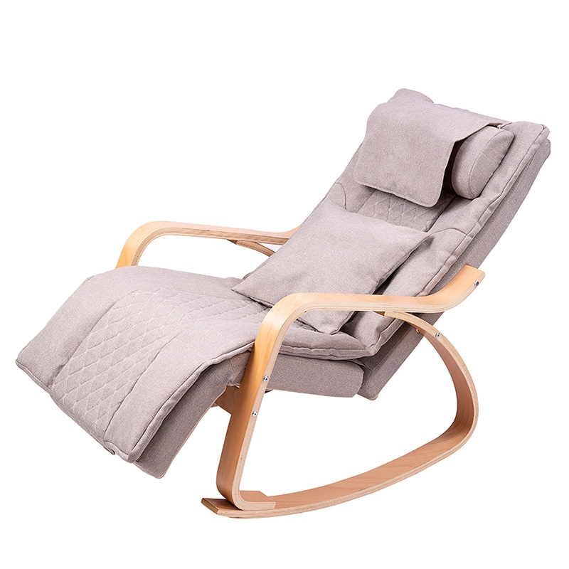 Vibration de pétrissage de rotation du corps électrique Fauteuil inclinable fauteuil de massage à bascule