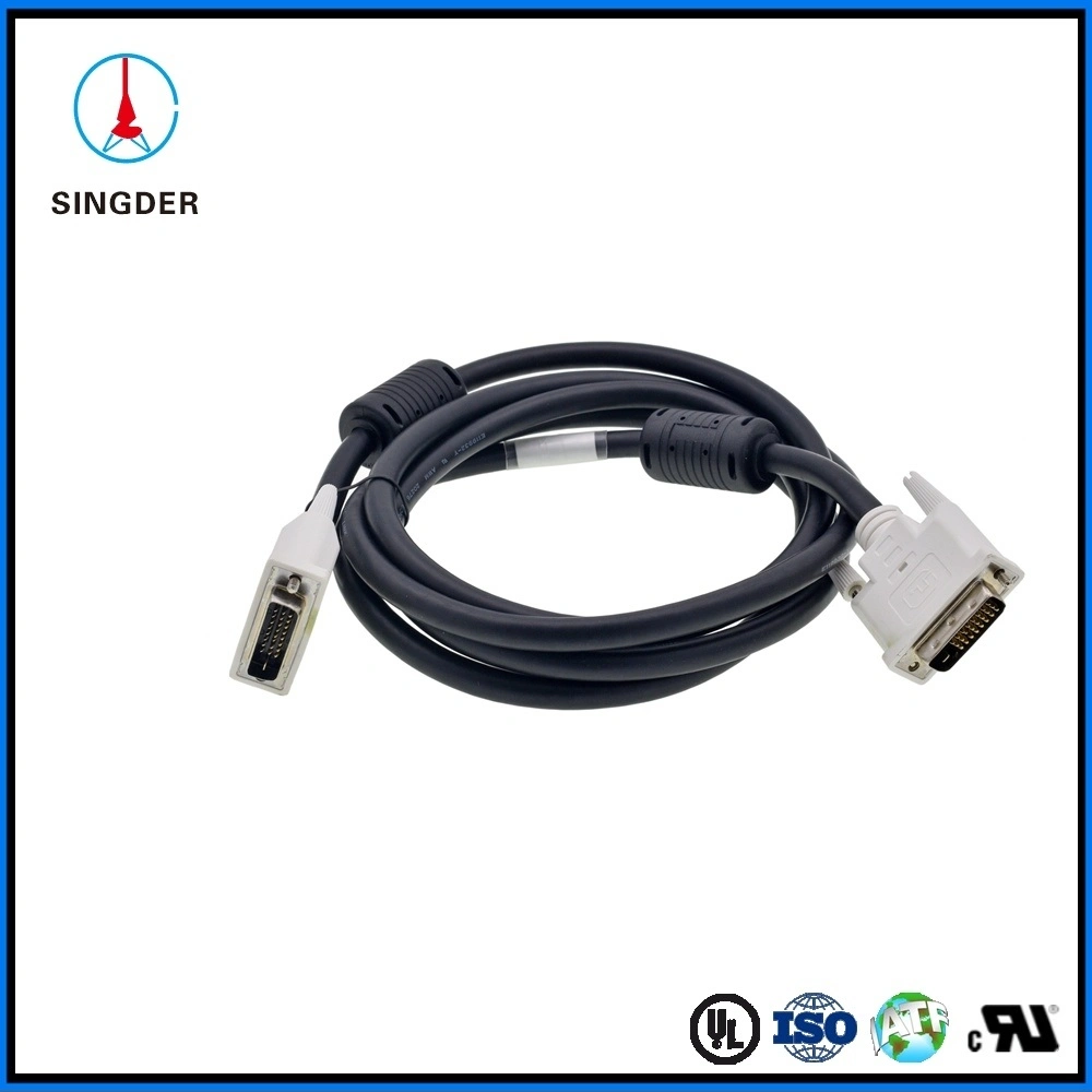 High Speed Male to Male Monitor VGA DVI Audio Video Cord Cable