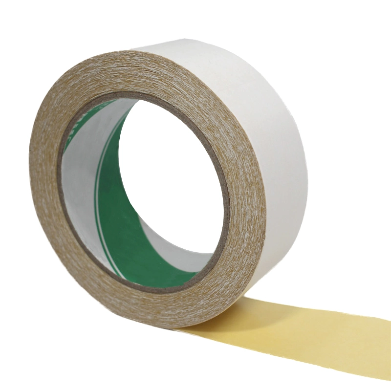 Hot Melt 80u Adhesive White Adhesion Double Sided Tissue Adhesive Tape