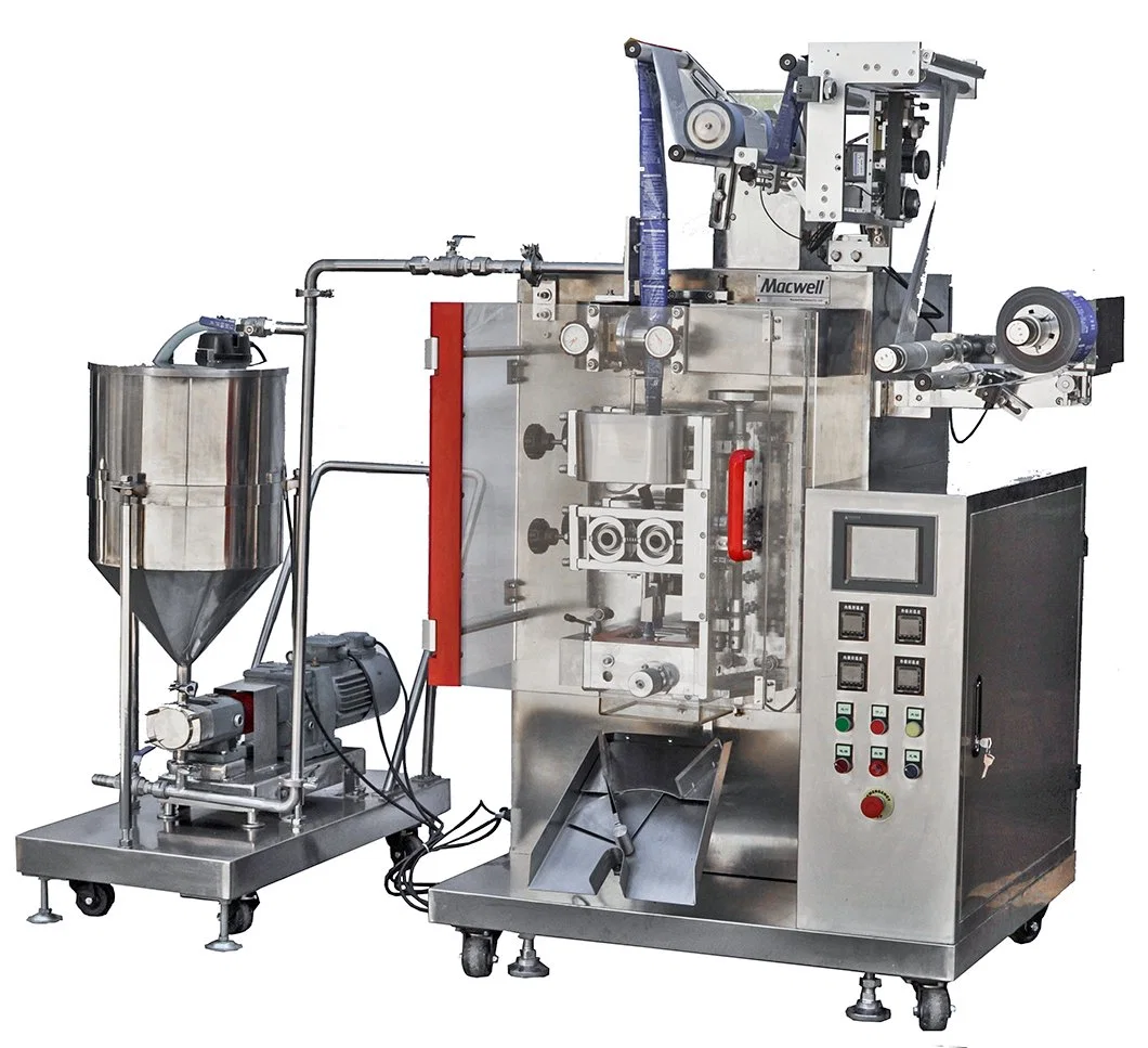 Bag Automatic Macwell Machine Food Packaging 3 Side Sealing Packing Equipment Manufacture