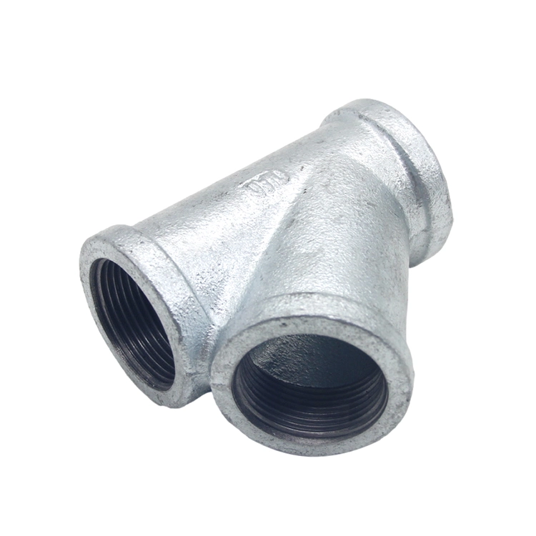 Plumbing 3/4" Malleable Iron Tee Equal Lateral Y Branches Pipe Fittings