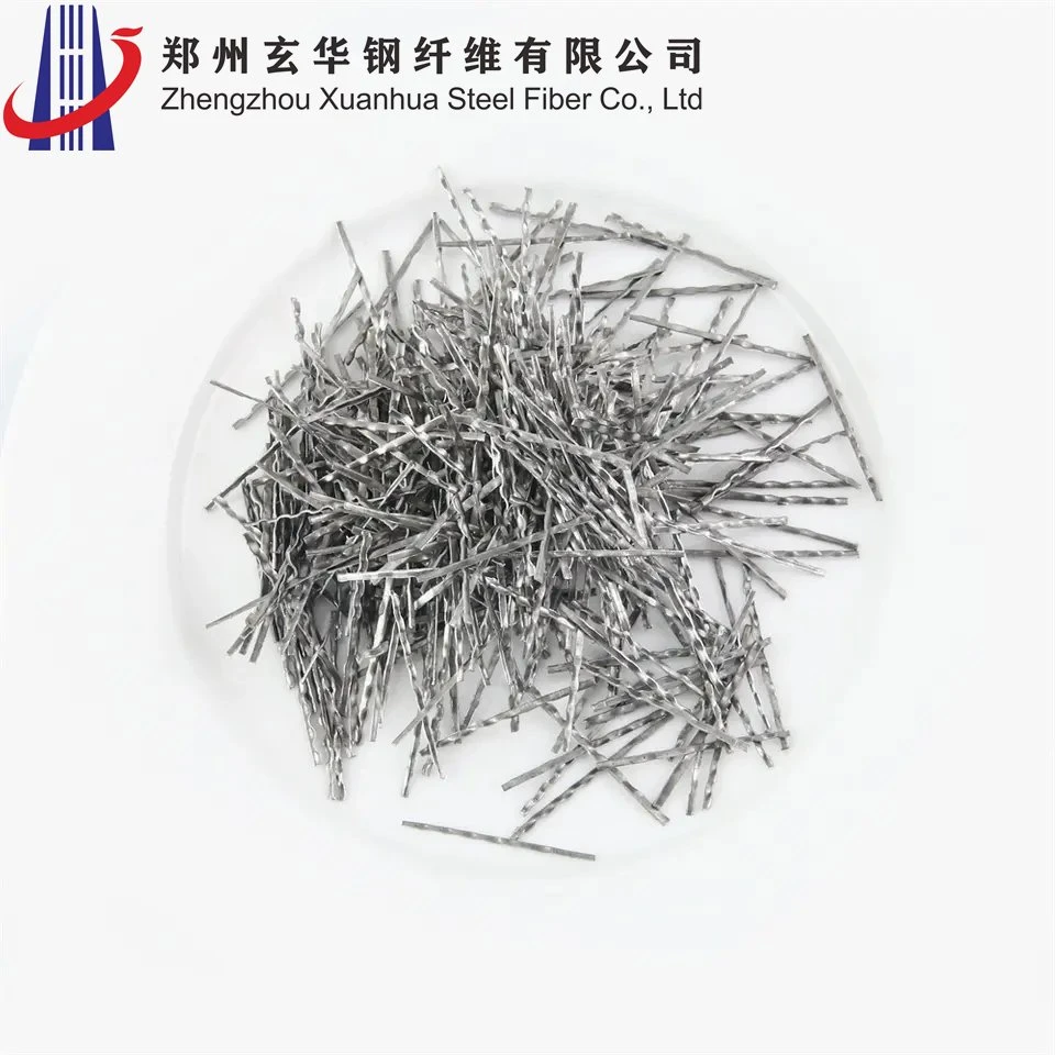 Shear Steel Fibre Cut Sheet Crimped Concrete Stainless Steel Fiber Architecturally