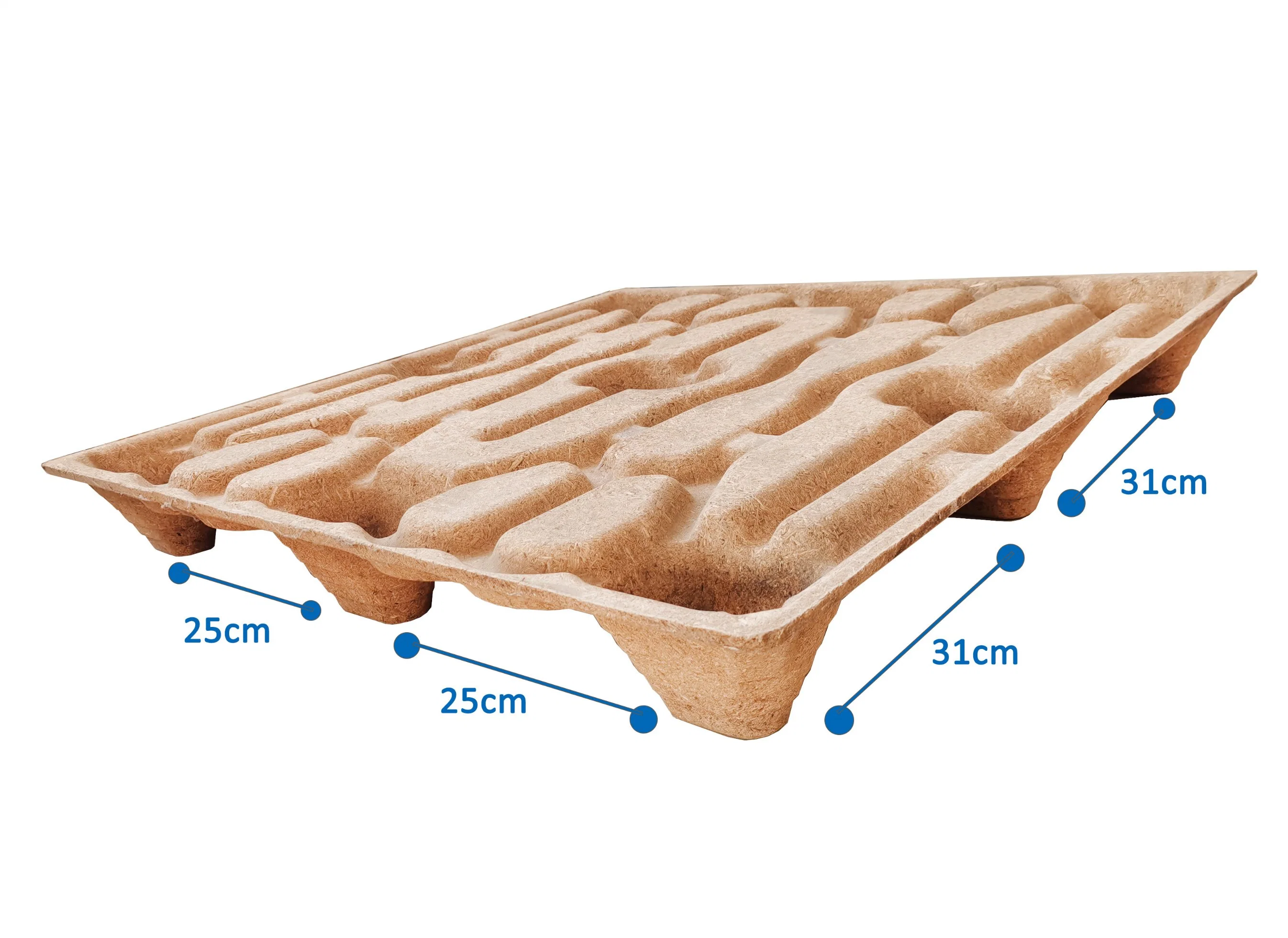 E-Co freundlich recyclingfähige geformte Holzschale Neue Art Formpalette