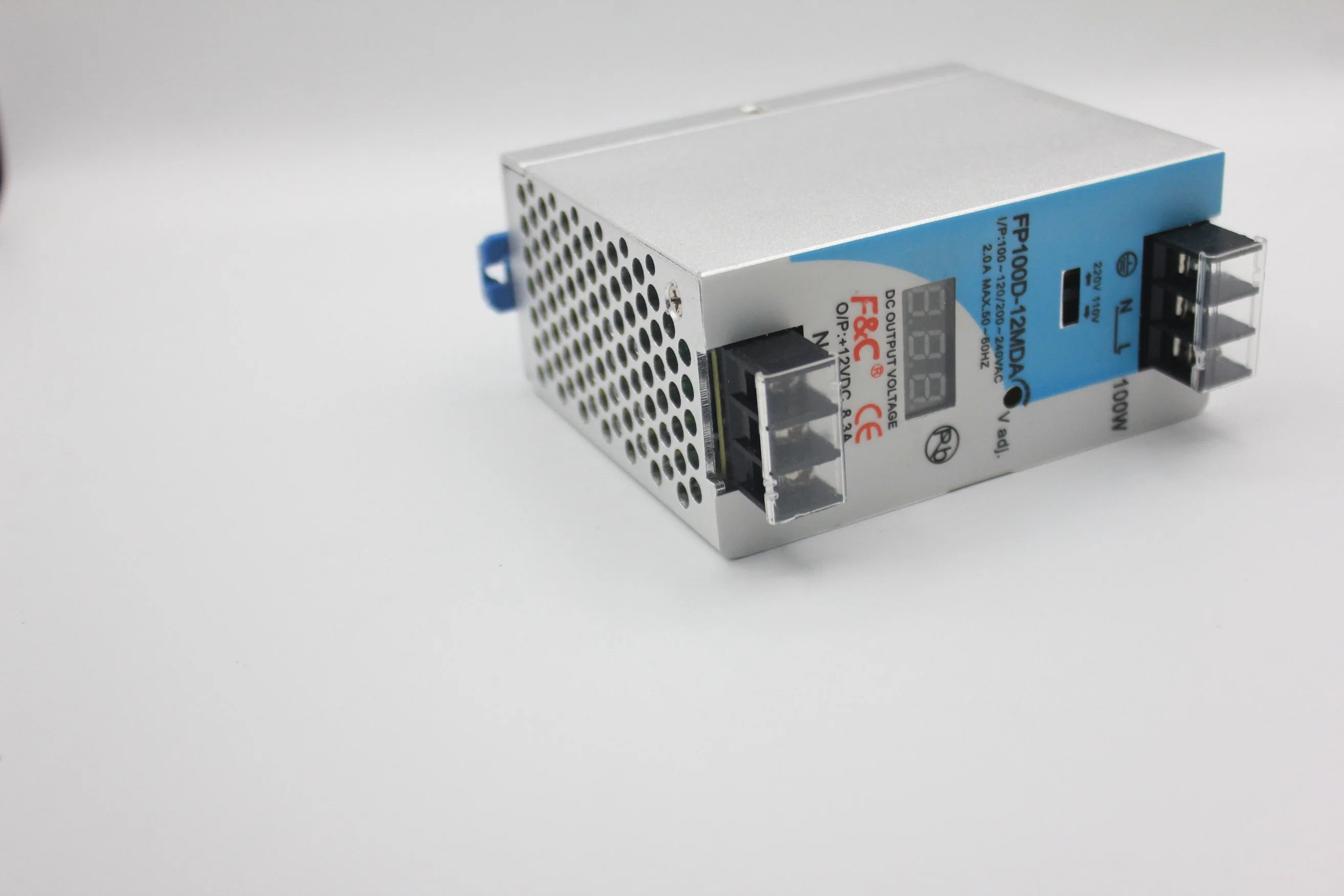 Digital Type DIN Rail Switching Power Supply Fp100d-12mda 100W 12V 18.3A with CE Certification