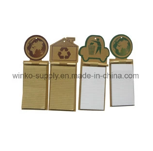 Hot Selling Die Cut House Shaped Kraft Paper Memo Pad for Promotional