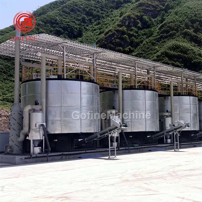 Hot Sale Automatic Composting Tower Special for Pig Farms Solid Waste Treatment Equipment