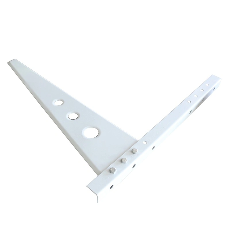 Heavy Duty Steel HVAC Outdoor Home Air Conditioner Spare Parts Wall Mounting Cross-Bar AC Bracket