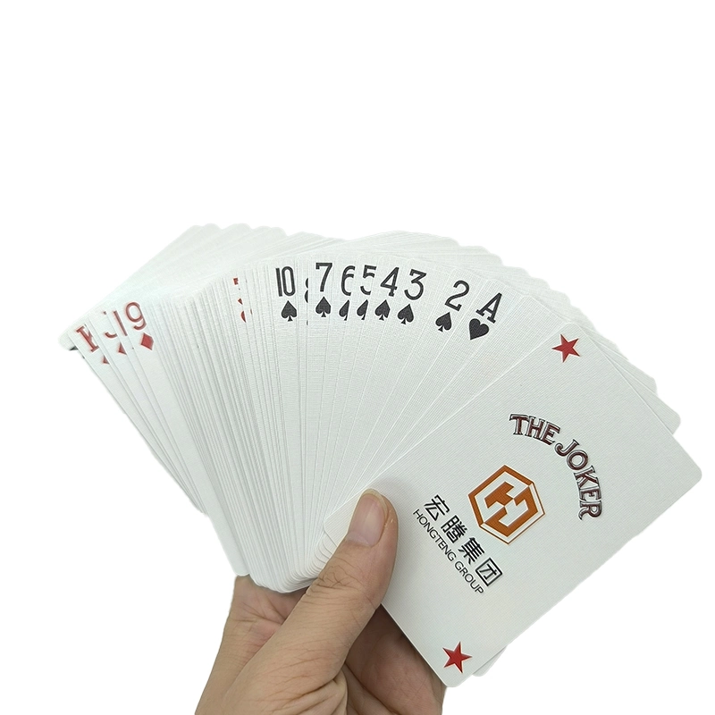 Logótipo personalizado de fábrica impressão criativa em Flash para crianças bebida adulta Promoção Jogos de cartas Gift Paper Playing Cards