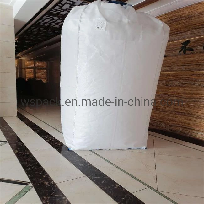 1000kg 1500kg tour circulaire de big-bag bas tissu tubulaire 4 boucles /2 courroie