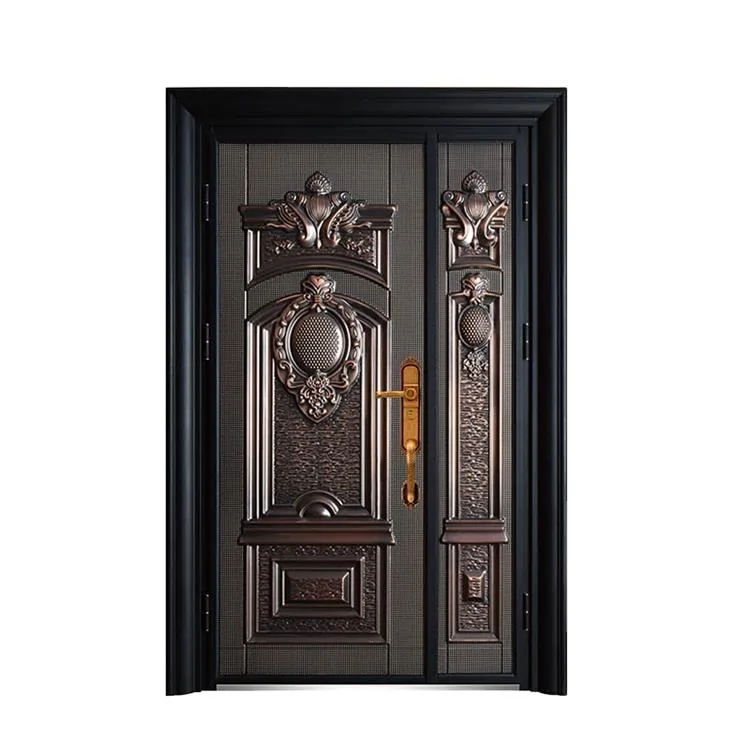 Made in China House Metal Doors Factory Price Room Steel Security Wood Door