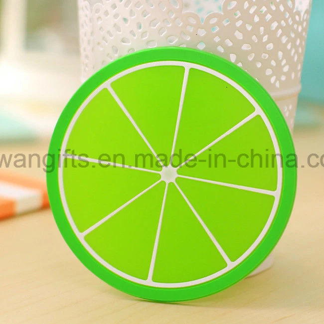 Wholesale/Supplier Fruit Shape Rubber Drink Coasters, Cup Coaster