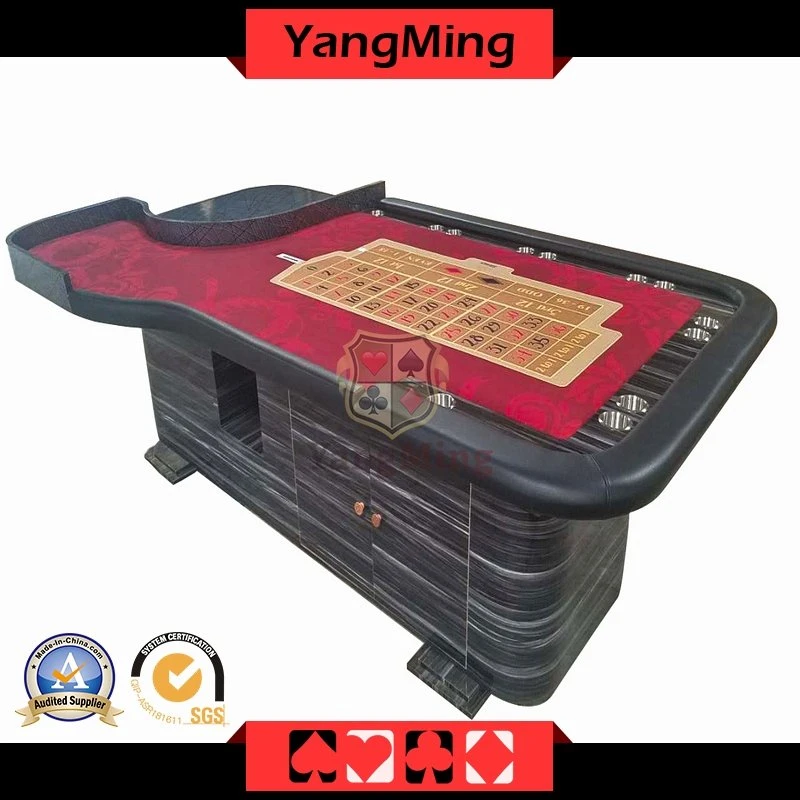 Mesa de Ruleta de Casino profesional de lujo con 20 ruedas de madera dedicado puede ser personalizado (YM-RT06)