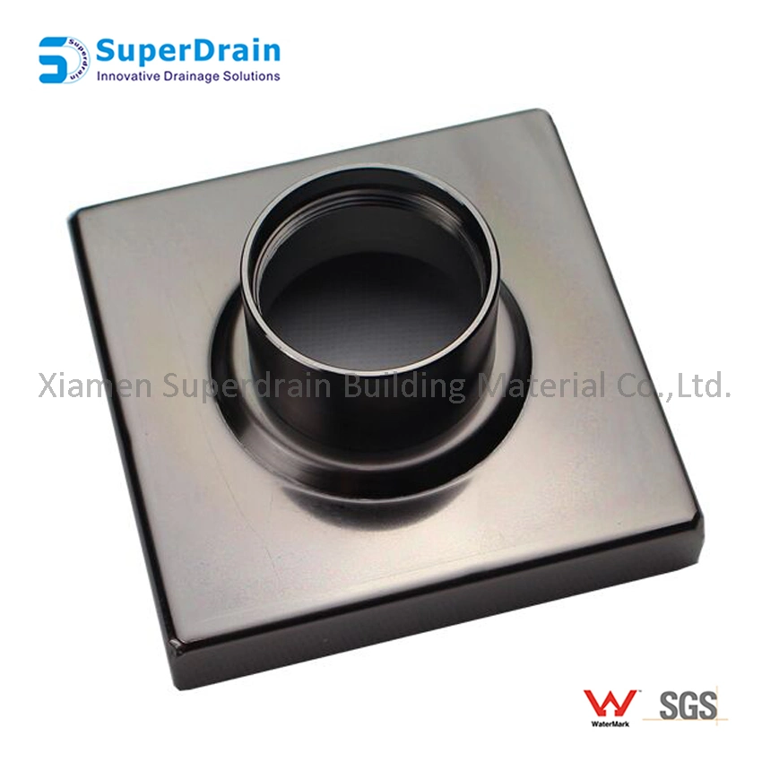 Stainless Steel 4 Inch Auto-Close Floor Drain for Bathroom