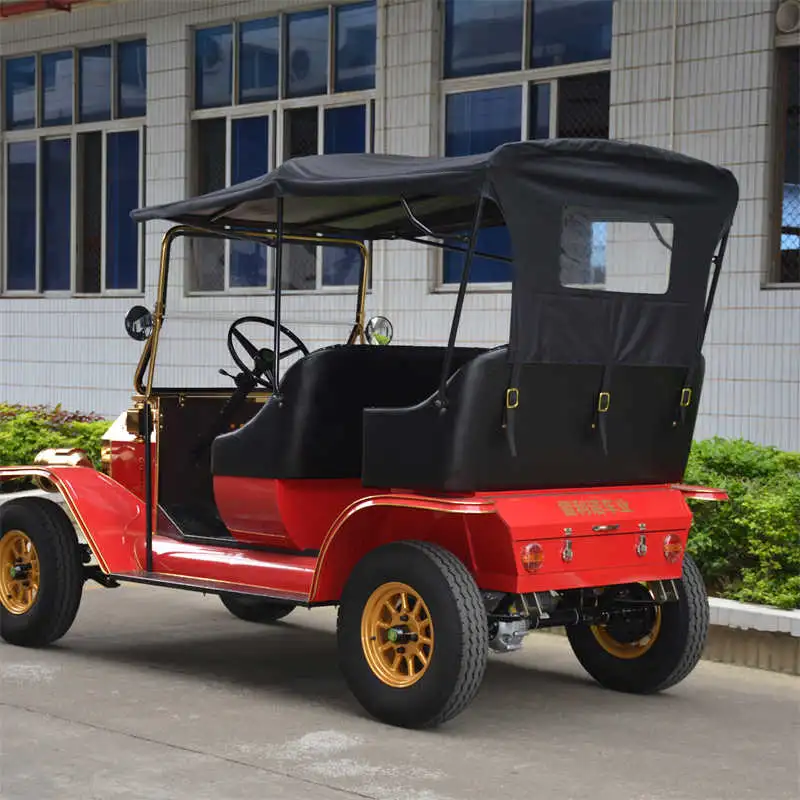 Shuttle Electric Car Battery Powered Tourist Sightseeing Antique Classic Old Vintage Car