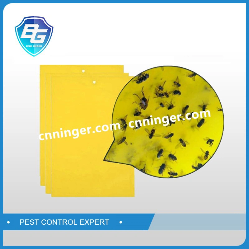 Insect Glue Trap, Double Sides Glue Coated Yellow PP Board