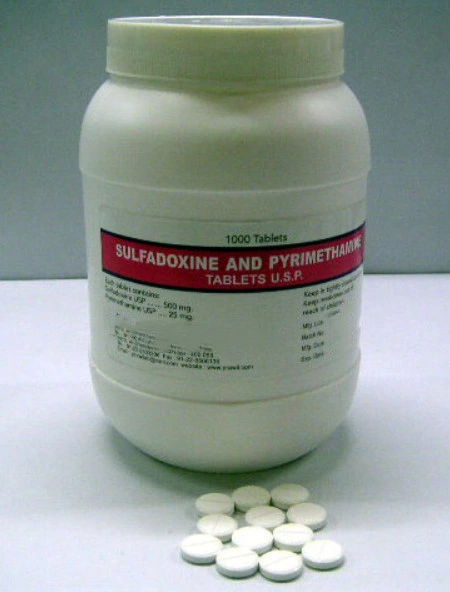 High-Quality Western Medicine Sulfadoxine+Pyrimethamine with GMP. 500mg+25mg