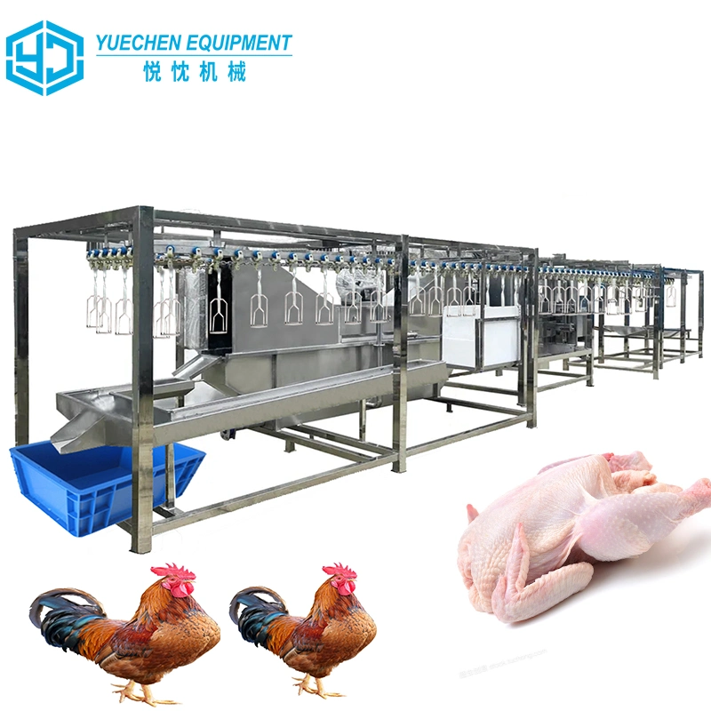 Small Scale 100-300bph Poultry Processing/ Compact Mobile Slaughterhouse Equipment Chicken Slaughtering Equipment Price