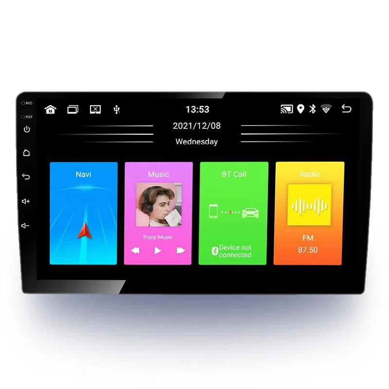 Stc 8227 Factory Price 9/10 Inch 2/32GB IPS 1024*600 Asp Carplay Car Android System GPS Navigation