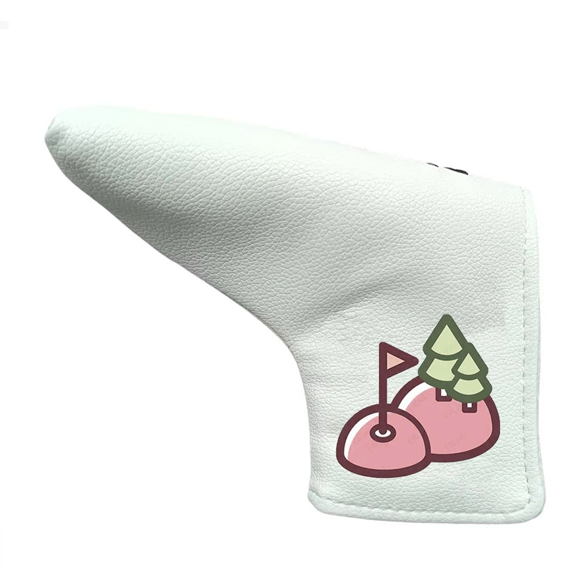 Chinese Factory Direct Selling PU Putter Golf Clubs Headcovers Custom Color Embroidery Printing Logo Golf Head Cover