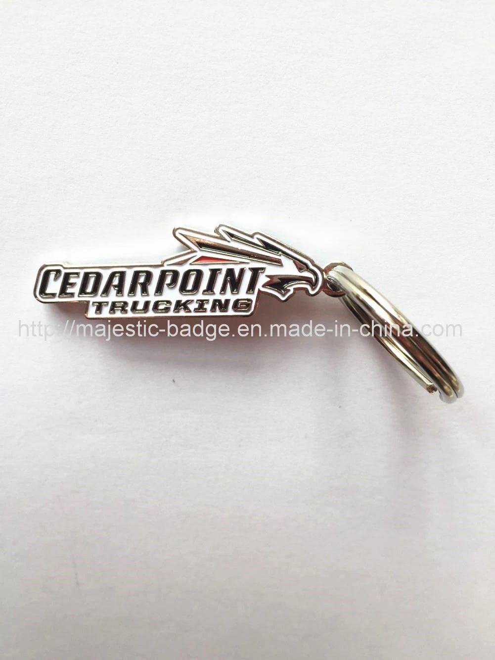 Custom Zinc Die Cast Silver Plating Metal Keychain/Keyring (Hz 1001 K039)