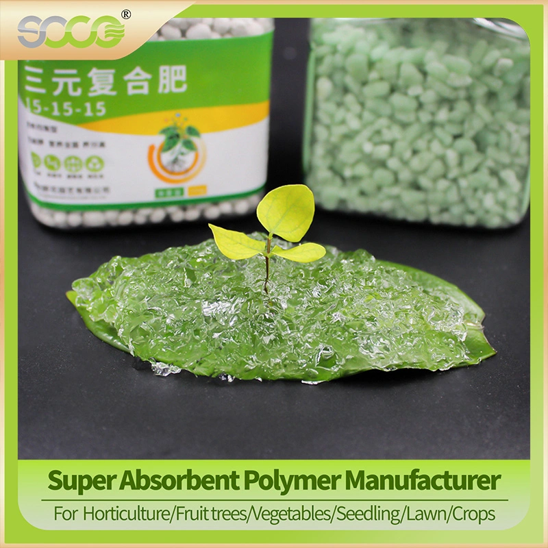 Polymère super absorbant SAP de potassium polyacrylate de haute qualité pour l'agriculture