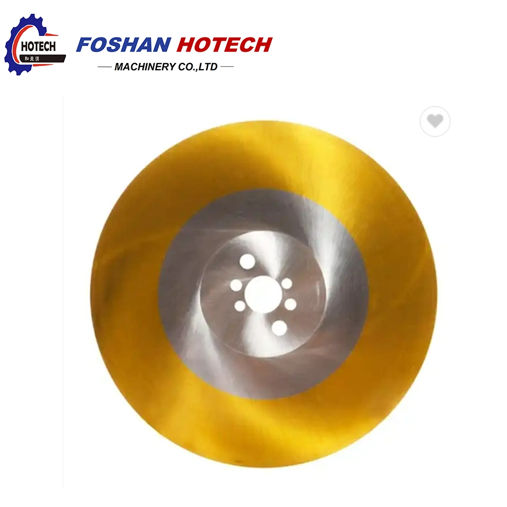 Golden/Rainbow Color Finish HSS Saw Blade for Metal Tube Profile Cutting