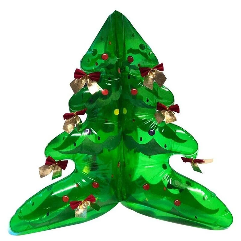 Mini PVC Inflataable pequeño juguete de árbol de Navidad para la Casa Club Bar decoración partido colgando